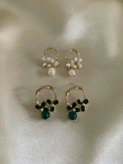 Gabi The Label CHARLOTTE Earrings - Pearl *S925 Earposts