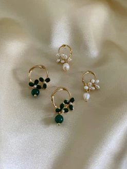 Gabi The Label CHARLOTTE Earrings - Pearl *S925 Earposts