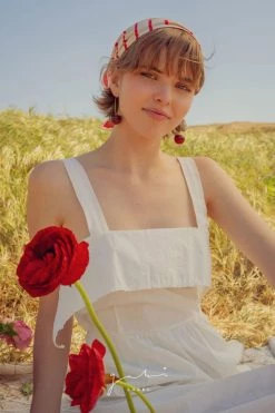 Gabi The Label Cherié (Cherry) Earrings *Gold-plated Stems