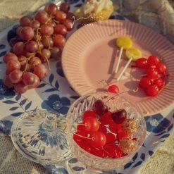 Gabi The Label Cher (Cherry) Earrings *Gold-plated Stems