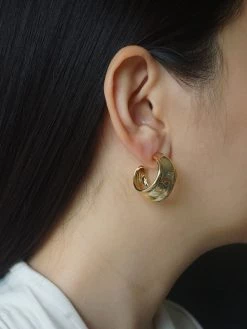 Gabi The Label Chunky Hoops *14k Gold-plated [ Hoops ]