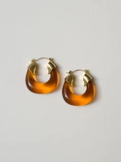 Gabi The Label Chunky Vintage Hoops - Ginger EARRINGS