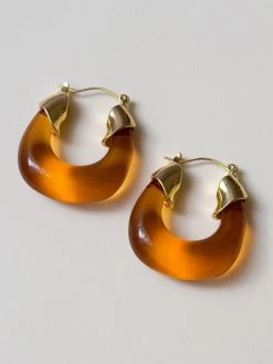 Gabi The Label Chunky Vintage Hoops - Ginger EARRINGS