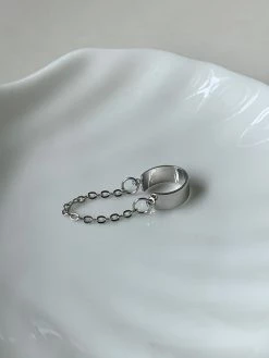 Gabi The Label Classic Chain Ear Cuff - Silver