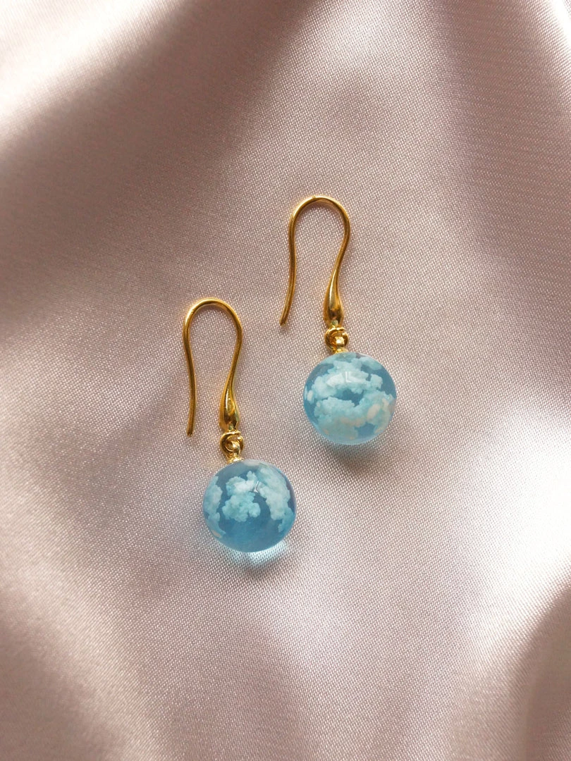 Gabi The Label CLOUD Drops *18K Gold-plated EARRINGS