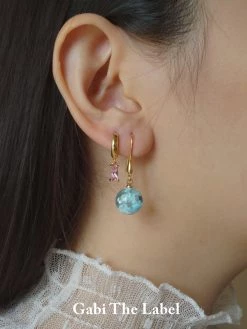 Gabi The Label CLOUD Drops *18K Gold-plated EARRINGS