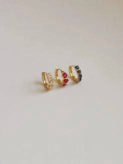 Gabi The Label EARRINGS HALCYON Huggies *Gold-plated