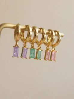 Gabi The Label REVERIE Huggies - Pink Crush *18K Gold-plated EARRINGS