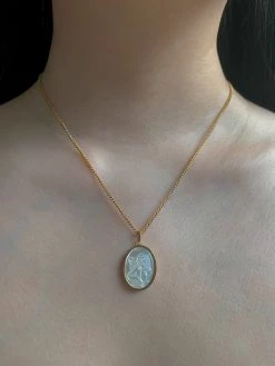 Gabi The Label Cupid Shell Stainless Steel Necklace