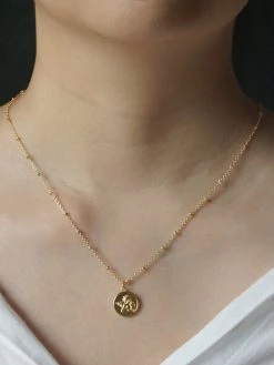 Gabi The Label Endless Love Cupid Necklace *18K Gold-plated