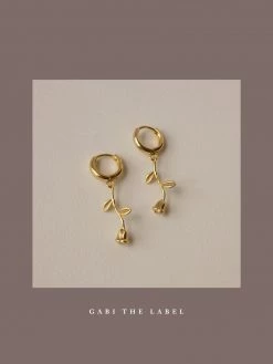 Gabi The Label DARIA Huggies *18K Gold-plated EARRINGS