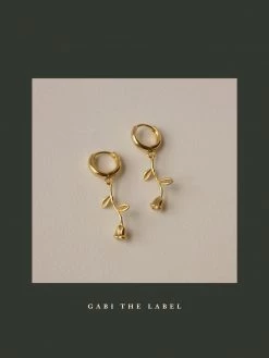 Gabi The Label DARIA Huggies *18K Gold-plated EARRINGS