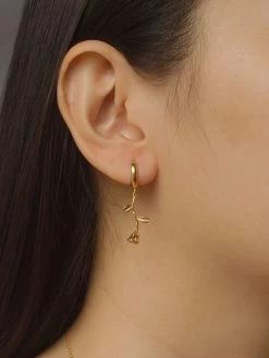 Gabi The Label DARIA Huggies *18K Gold-plated EARRINGS