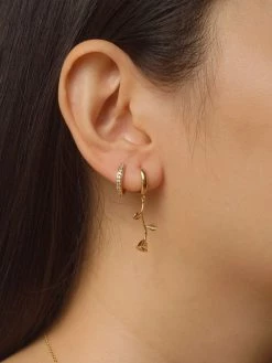 Gabi The Label DARIA Huggies *18K Gold-plated EARRINGS