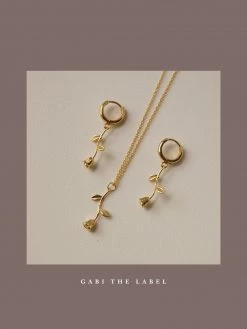 Gabi The Label DARIA Huggies *18K Gold-plated EARRINGS