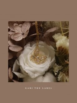 Gabi The Label [ Butterflies ] DELIA Necklace *18K Gold-plated