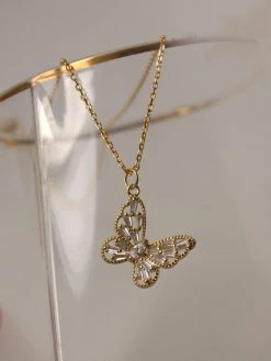 Gabi The Label [ Butterflies ] DELIA Necklace *18K Gold-plated