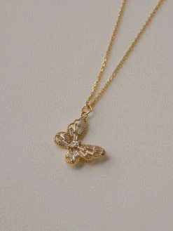 Gabi The Label [ Butterflies ] DELIA Necklace *18K Gold-plated