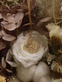 Gabi The Label [ Butterflies ] DELIA Necklace *18K Gold-plated