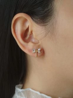 Gabi The Label DRAGONFLY Earstuds *Gold-plated EARRINGS