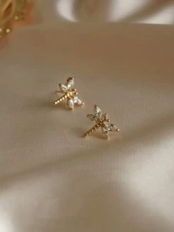 Gabi The Label DRAGONFLY Earstuds *Gold-plated EARRINGS