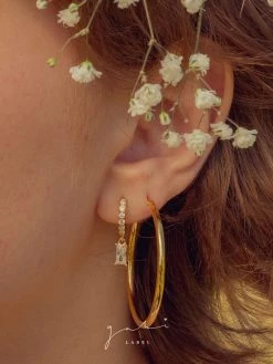 Gabi The Label DREAM Huggies - Clear *18K Gold-plated