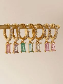 Gabi The Label EARRINGS DREAM Huggies - Mint Crush *18K Gold-plated