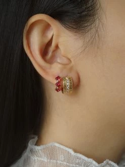 Gabi The Label EARRINGS ELEANOR Huggies *Gold-plated