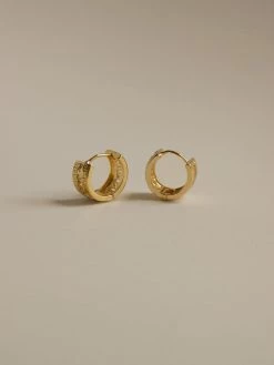 Gabi The Label EARRINGS ELEANOR Huggies *Gold-plated