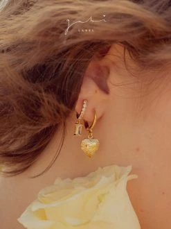 Gabi The Label ELLIE Locket Huggies *18K Gold-plated