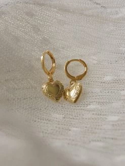 Gabi The Label ELLIE Locket Huggies *18K Gold-plated