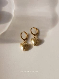 Gabi The Label ELLIE Locket Huggies *18K Gold-plated