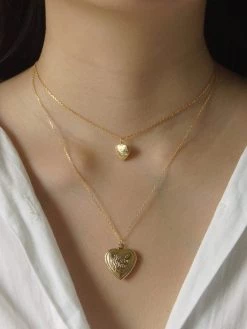Gabi The Label ELLIE Locket Necklace *18K Gold-plated