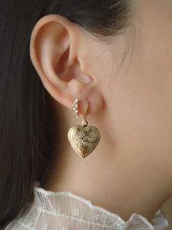 Gabi The Label EMMA Locket Huggies *18K Gold-plated