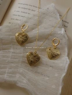Gabi The Label EMMA Locket Necklace *18K Gold-plated