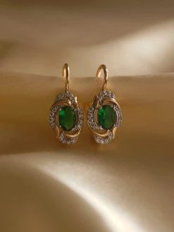 Gabi The Label ERZSI Earrings - Jade Green *Gold-plated // GABI EXCLUSIVE