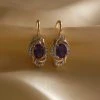 Gabi The Label ERZSI Earrings - Amethyst Purple *Gold-plated // GABI EXCLUSIVE