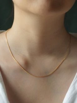 Gabi The Label The Essential Necklace *18K Gold-plated Stainless Steel