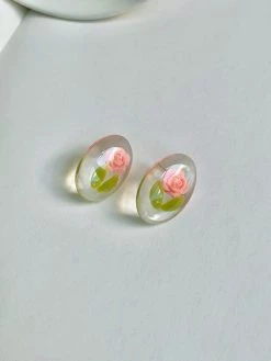 Gabi The Label EARRINGS Rose Candy Earstuds