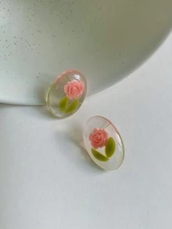 Gabi The Label EARRINGS Rose Candy Earstuds