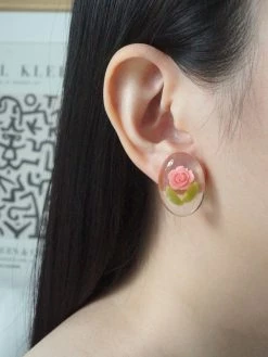 Gabi The Label EARRINGS Rose Candy Earstuds