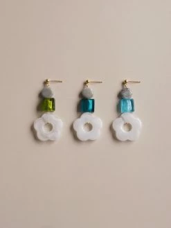 Gabi The Label Mod Flower Earrings *18K Gold-plated