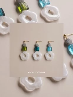 Gabi The Label Mod Flower Earrings *18K Gold-plated