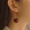 Gabi The Label Cherié (Cherry) Earrings *Gold-plated Stems
