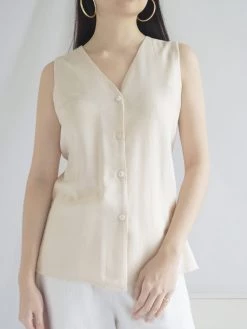 Gabi The Label Dido Top - White CLOTHING