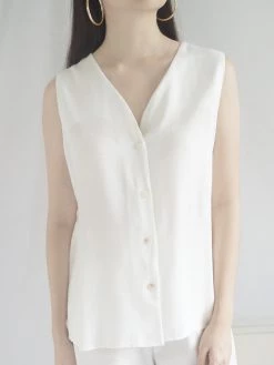 Gabi The Label Dido Top - White CLOTHING