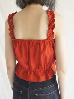 Gabi The Label CLOTHING Elle Ruffles Top - White