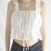 Gabi The Label CLOTHING Elle Ruffles Top - White