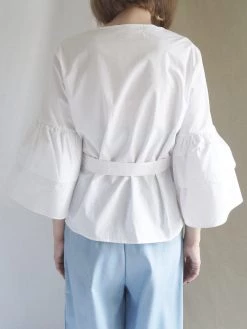 Gabi The Label Jolie Wrap Blouse