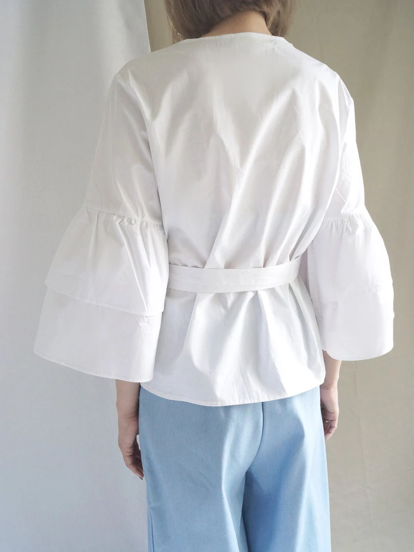 Gabi The Label Jolie Wrap Blouse